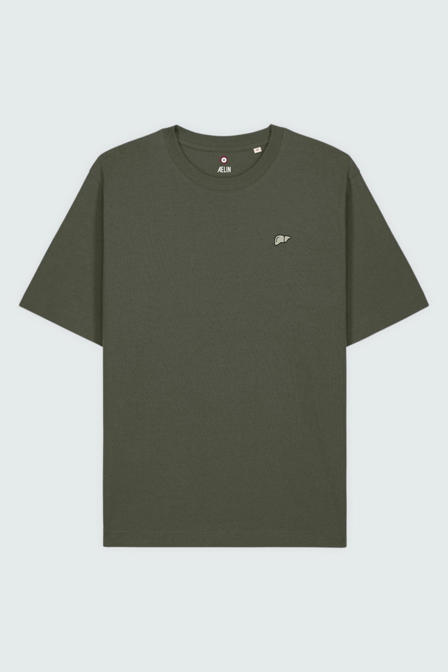 Aelin Slimfit NEW T-shirt coton hépatologie heavy