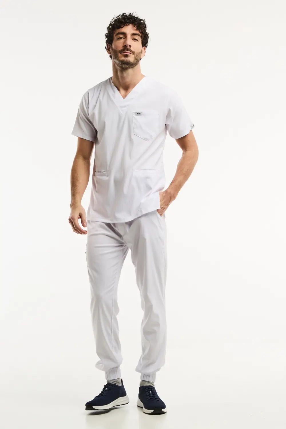 Aelin LUCA Tenue médicale blanche homme série limitée
