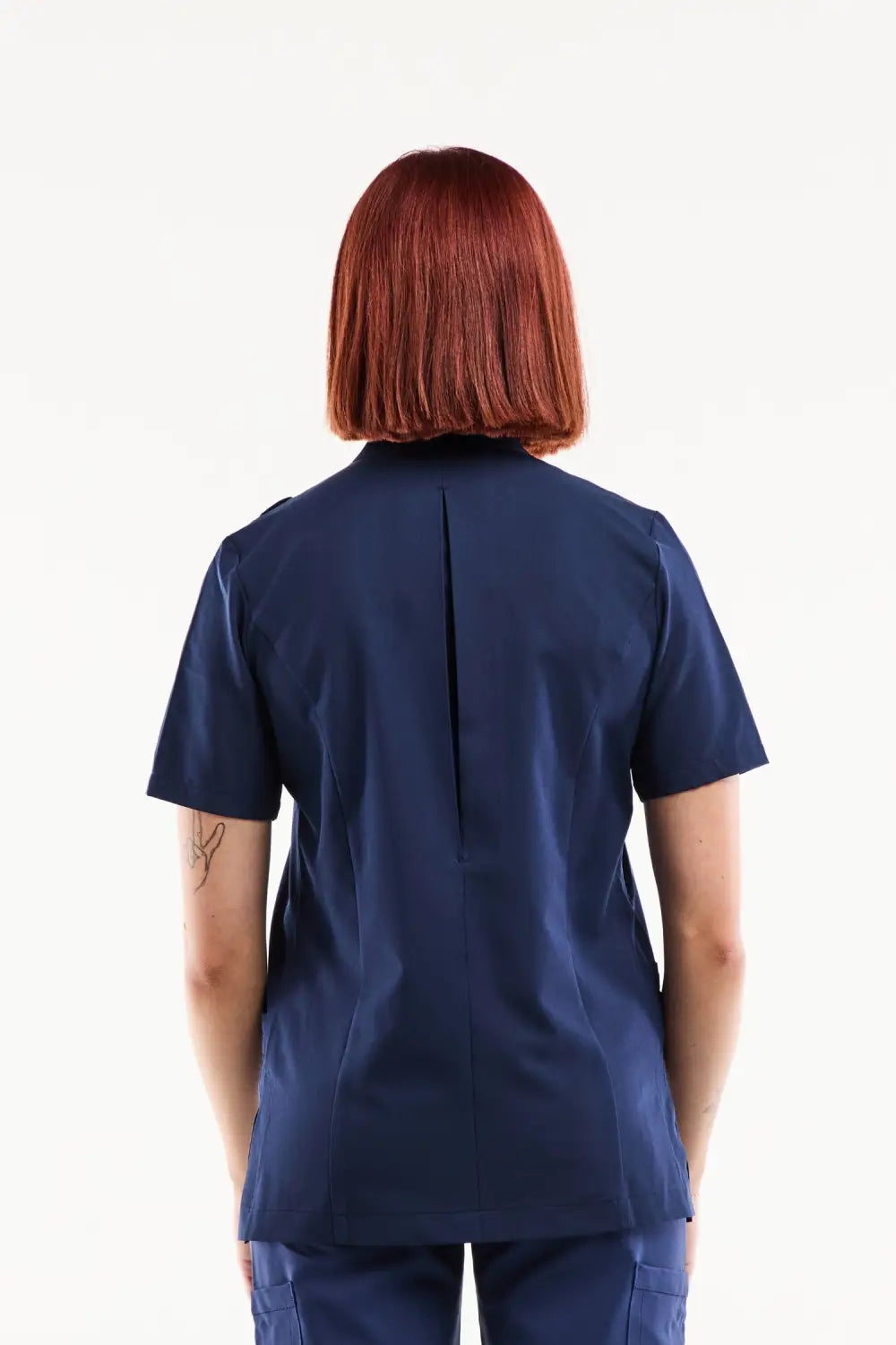 Aelin Aurelia Blouse Médicale Femme Marine Stretch