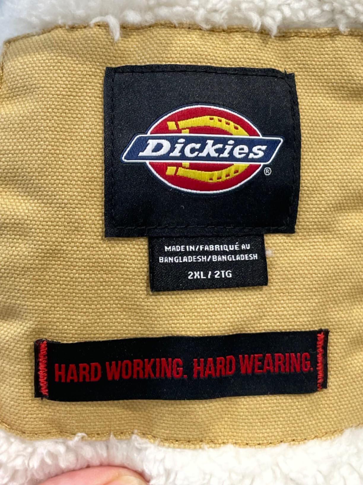 Dickies Duck Canvas veste hiver femme noire polaire