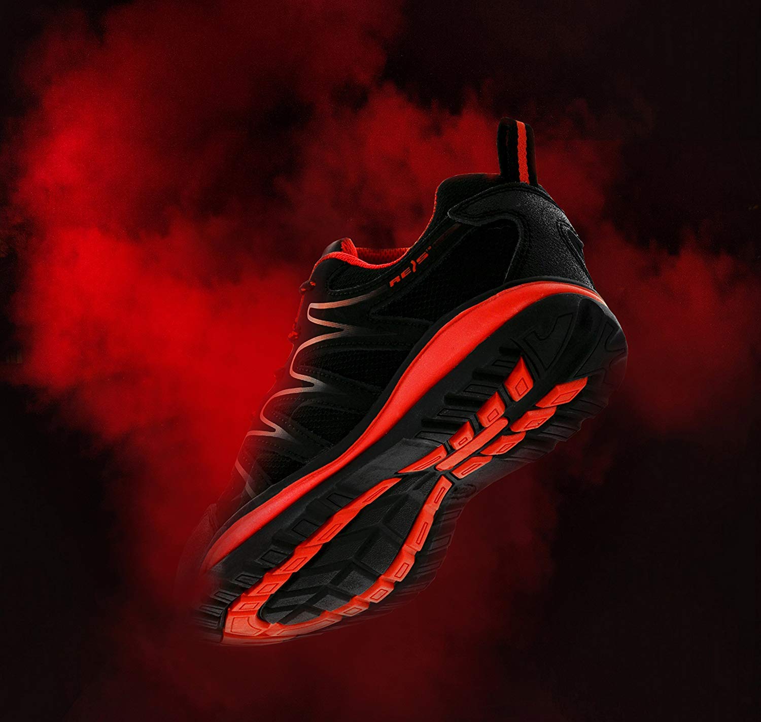 Reis Ecudaor chaussure travail noir rouge 41