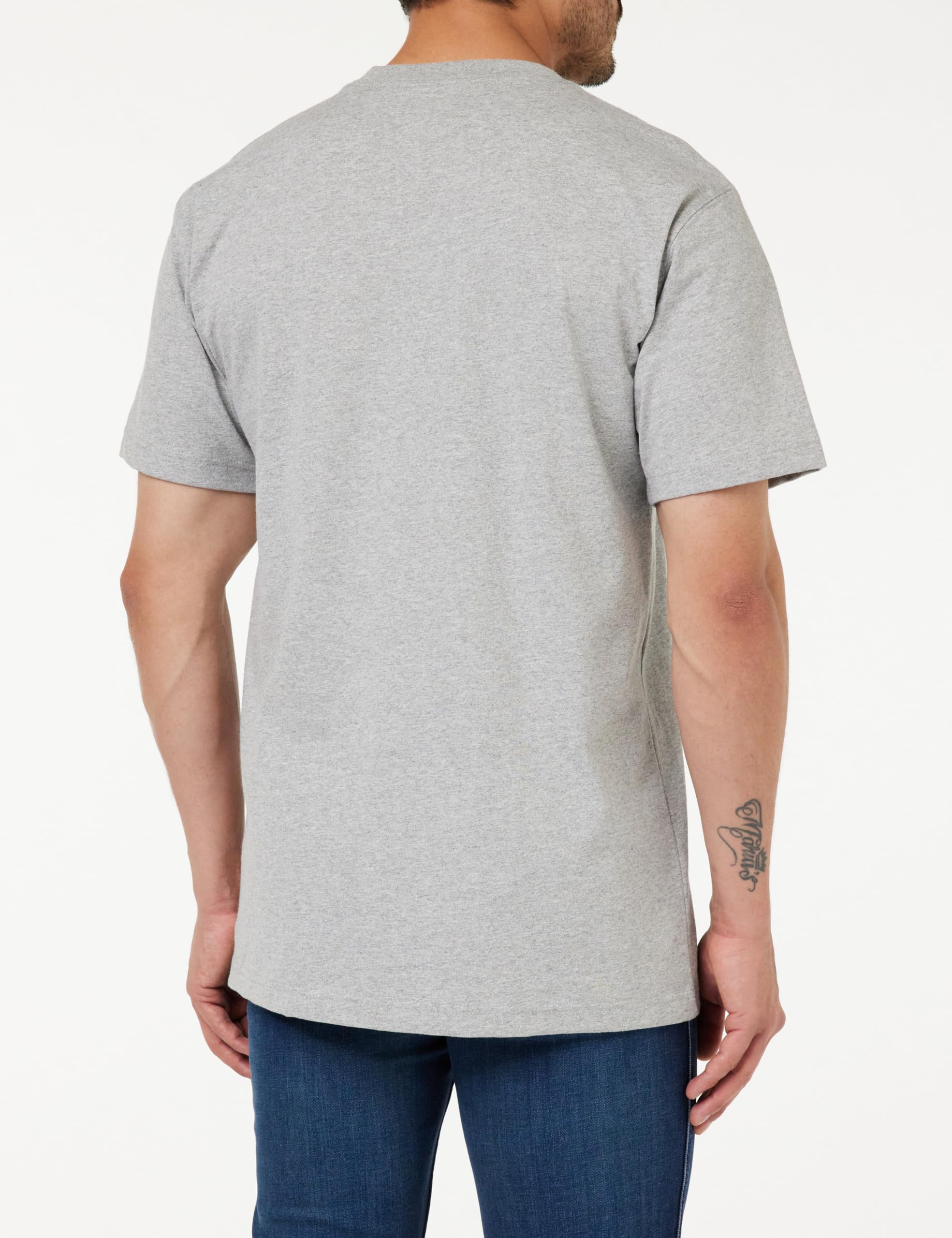 Dickies T-shirt travail homme gris chiné 100% coton