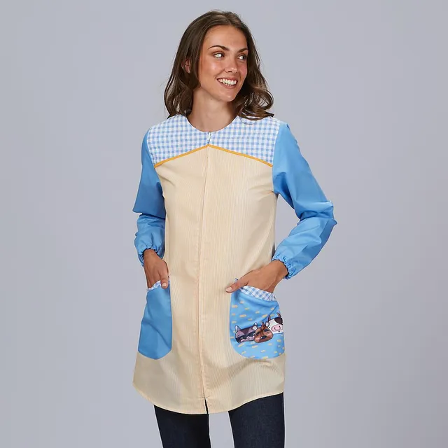 Gary's Robes blouse femme Fauna vichy jaune