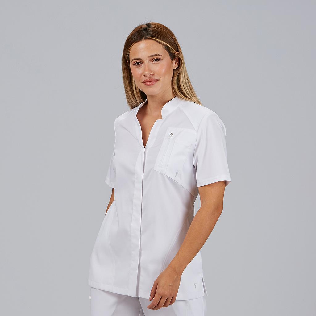 Gary's Mina blouse femme manches courtes blanche XS lyocell