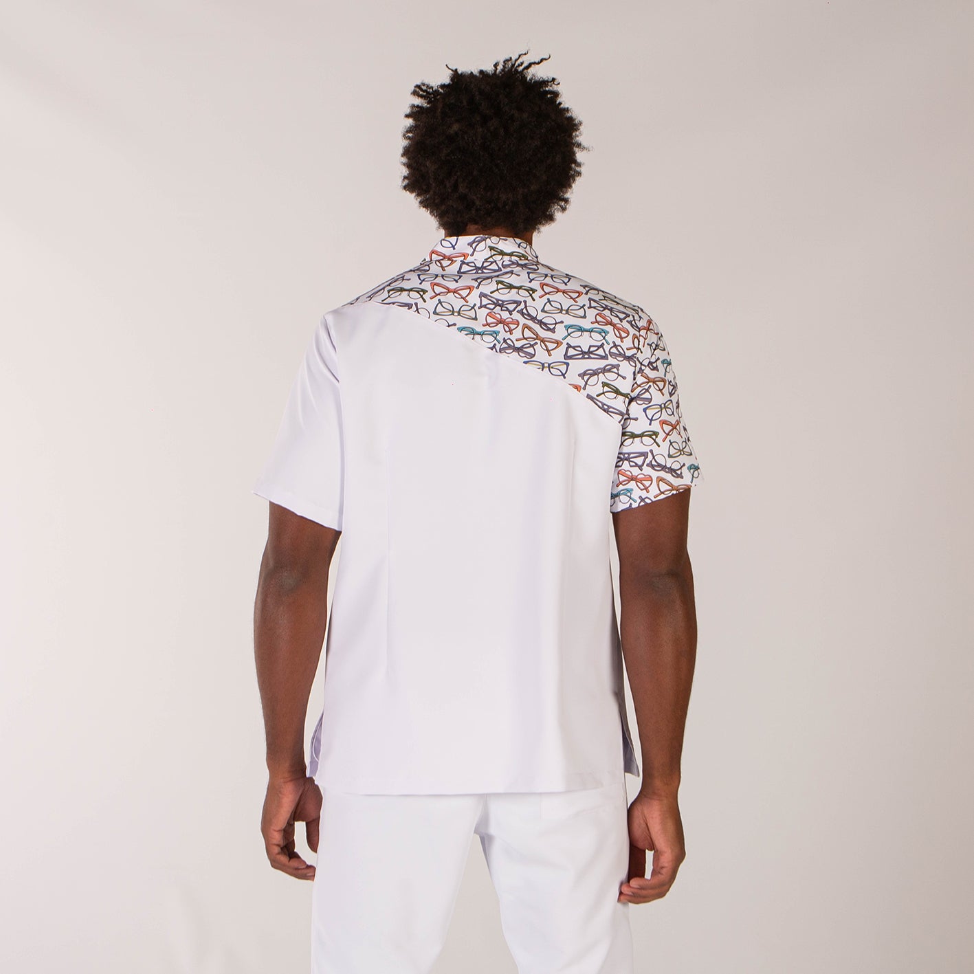 GARY'S Blouses Eloy blouse médicale homme blanche col mao