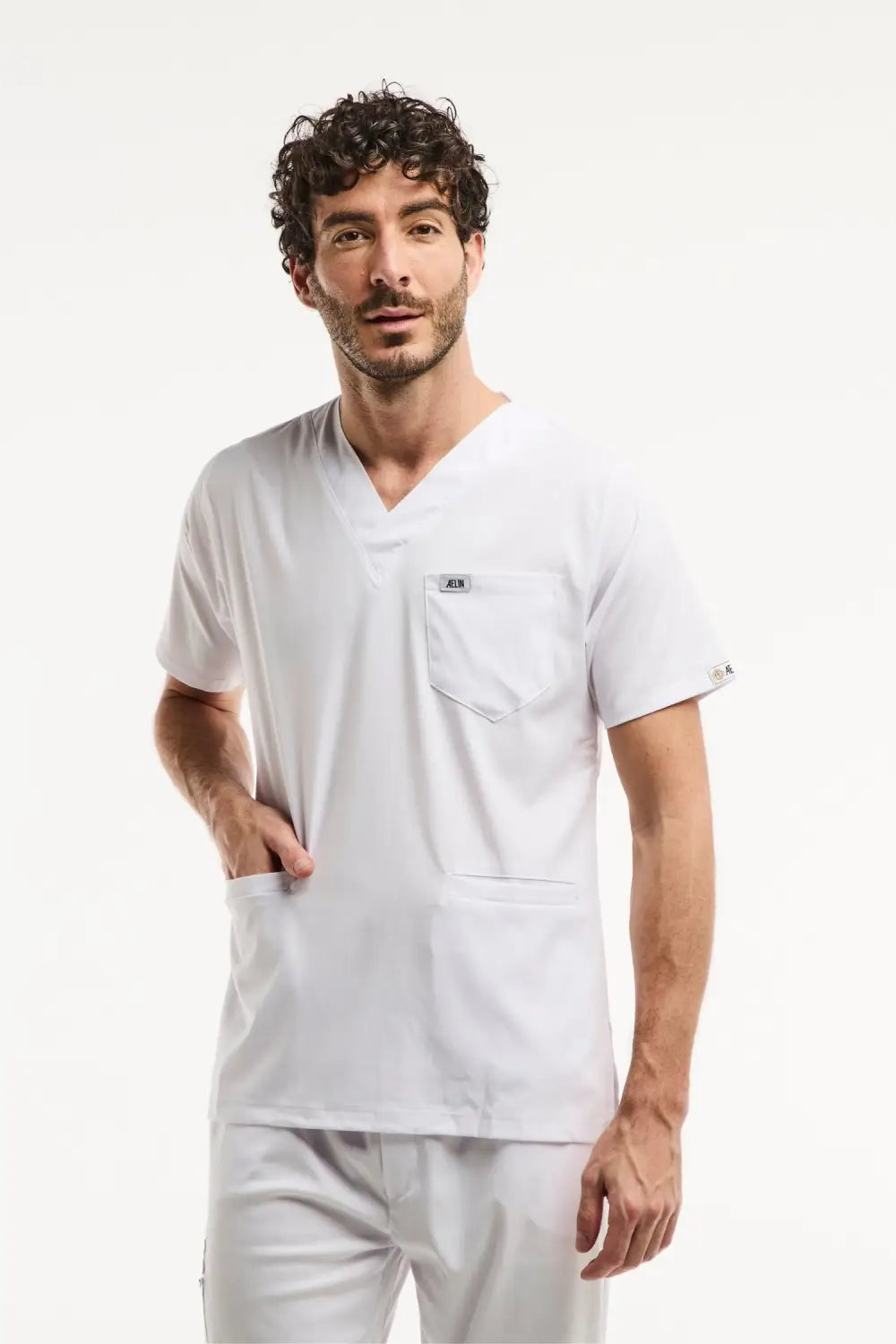 Aelin LUCA Tenue médicale blanche homme série limitée
