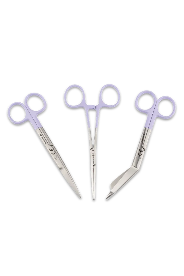 Enfermania Sweet ciseaux trio essentiel lavande inox