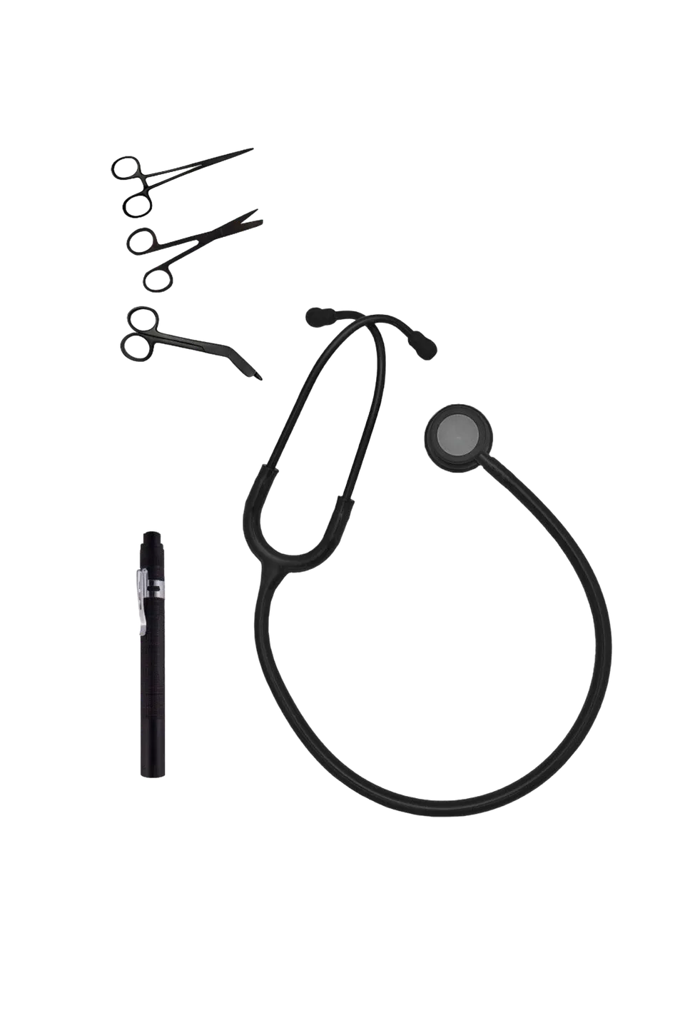Enfermania Instrumental Duovitec kit infirmier noir mat stétho