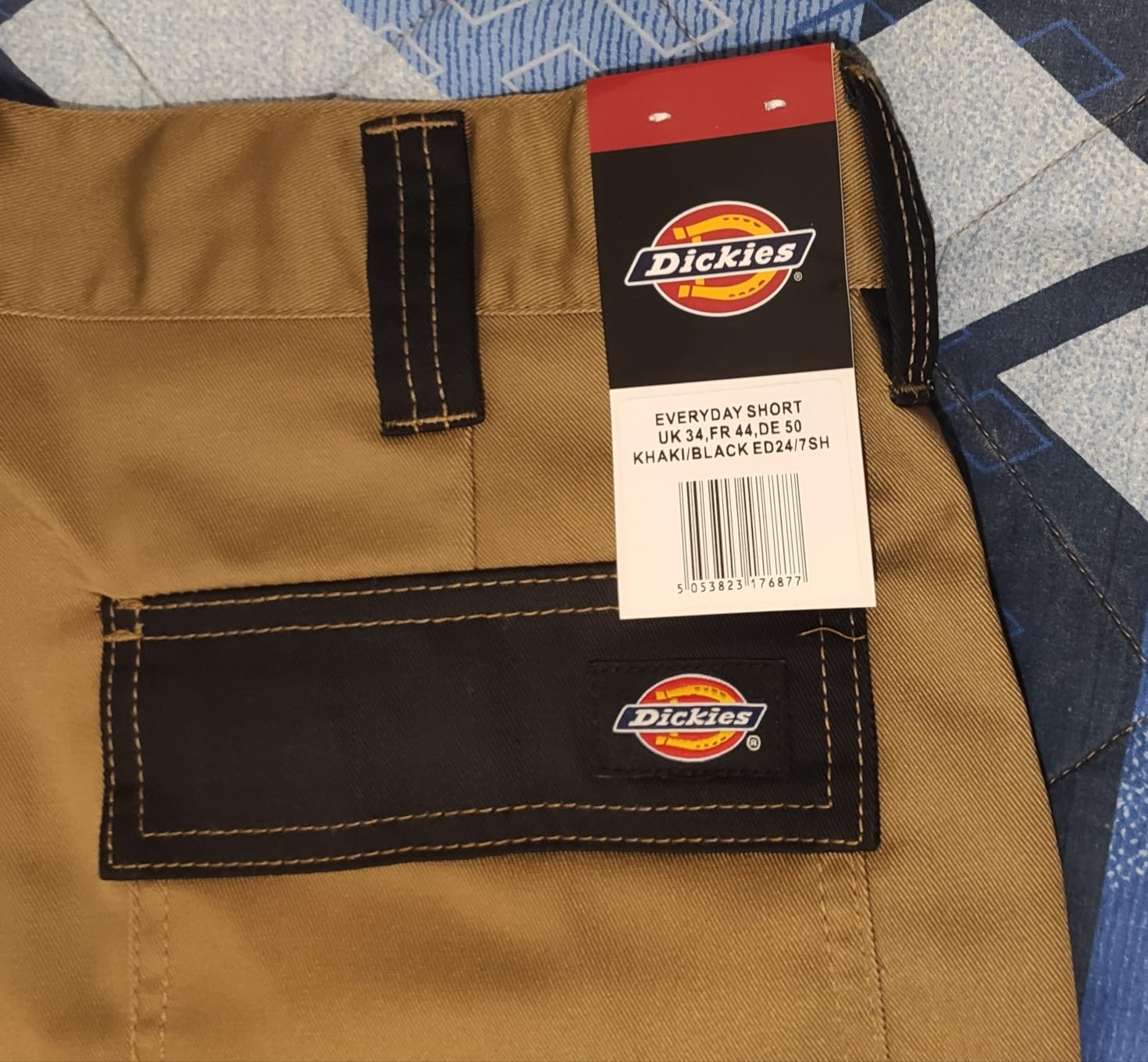 Dickies Short de travail noir cargo taille 34W