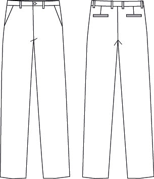 GARY'S Interlock pantalon de travail homme noir