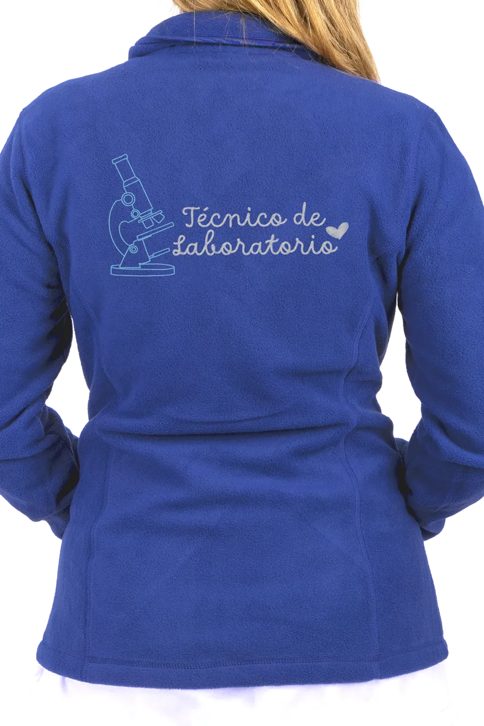 Enfermania Ropa Polaire Médicale Femme Bleu Klein Technicienne Labo