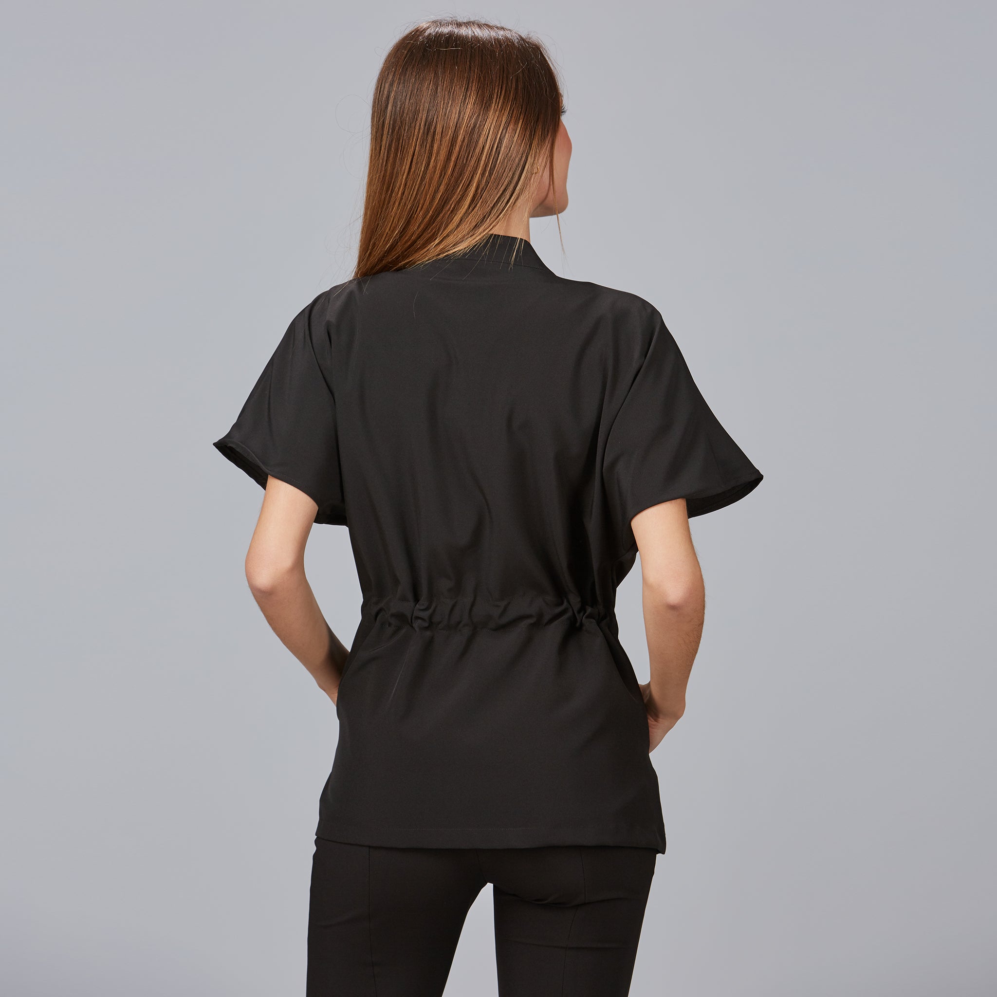 GARY'S Magnolia Blouse Femme Noire Zip