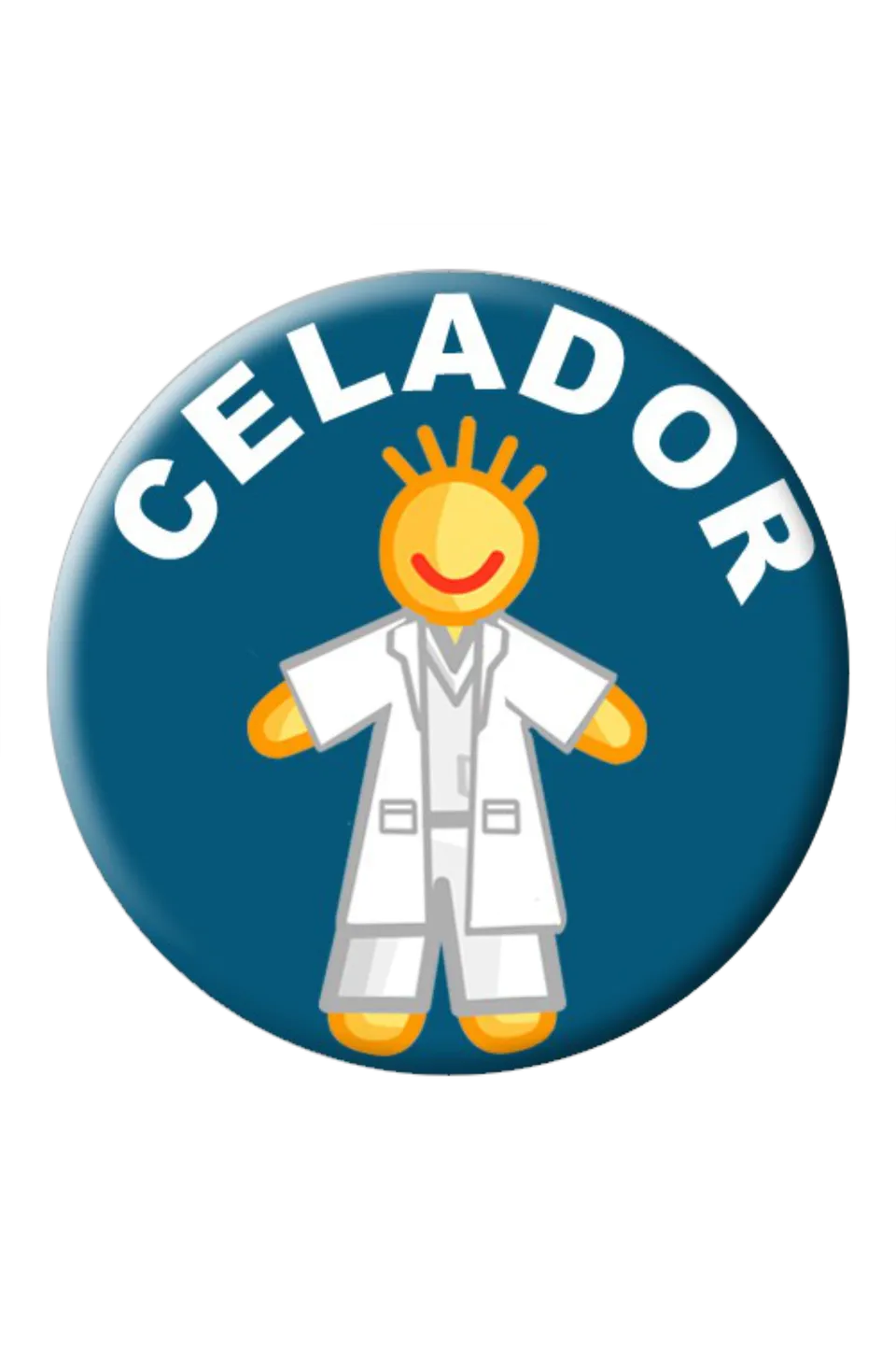 Enfermania Regalos Chapa Celador badge celador 38 mm