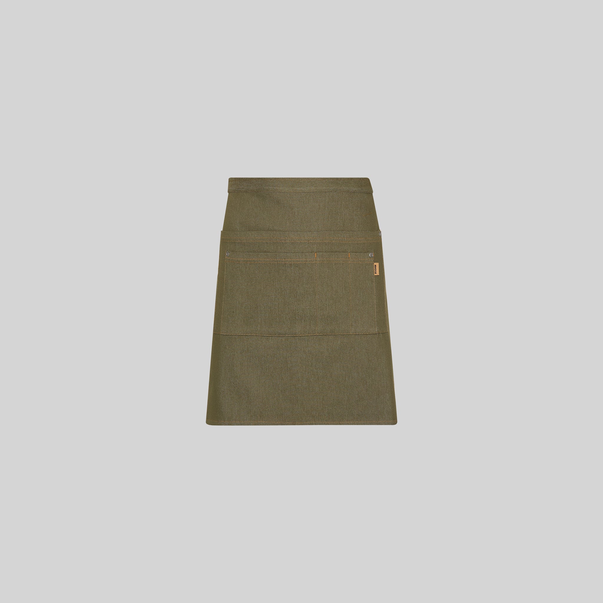 GARY'S Aprons Jordania tablier court denim noir TU