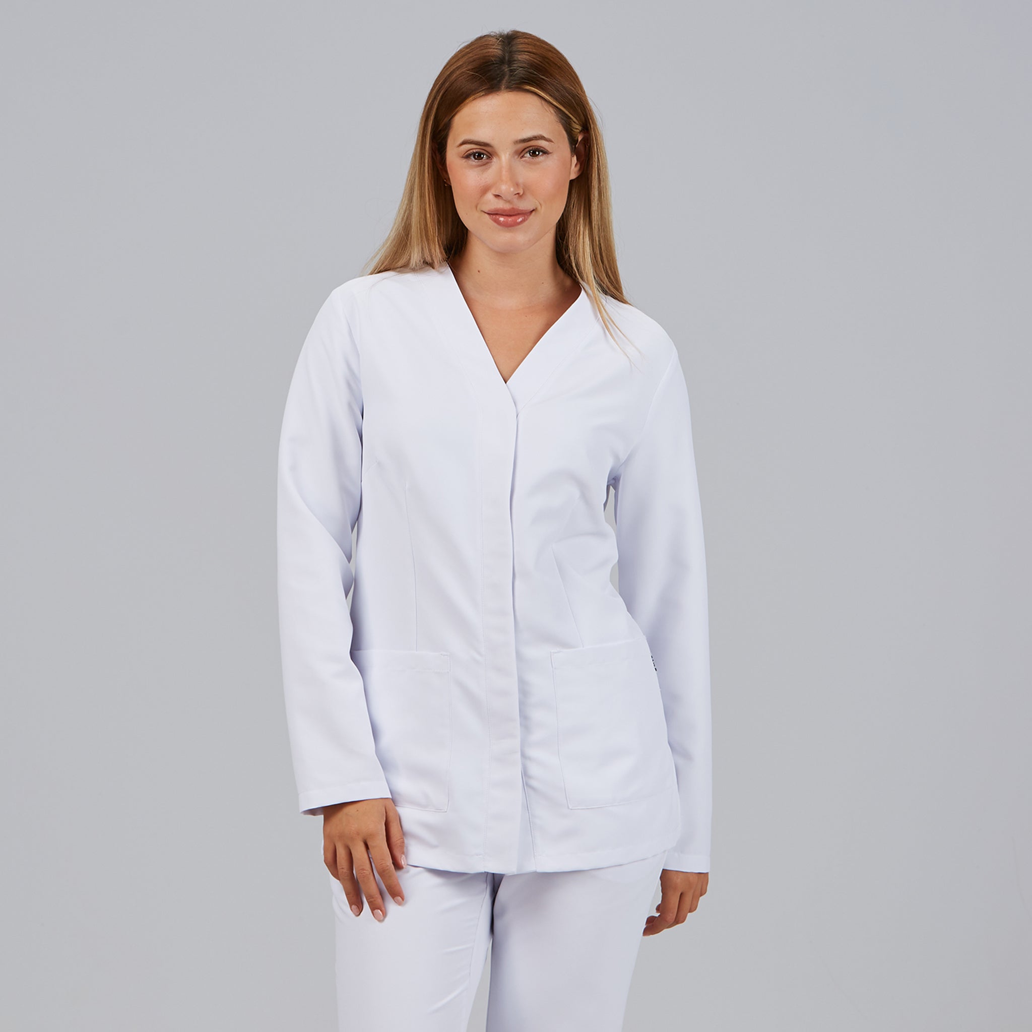 Gary's Aitana blouse médicale femme blanche manches longues