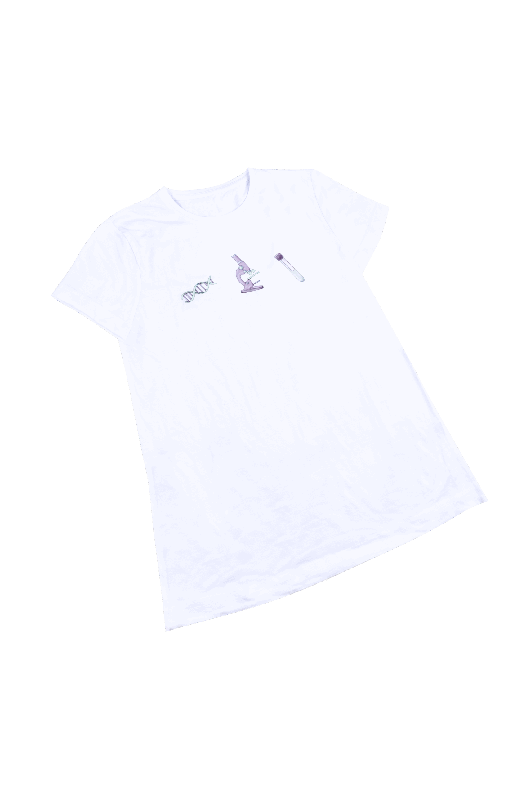 Enfermania Ropa t-shirt femme blanc technicien laboratoire M