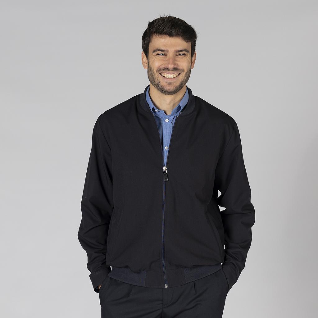 Gary's Trivial Bomber Homme Noir Veste Travail Doublée