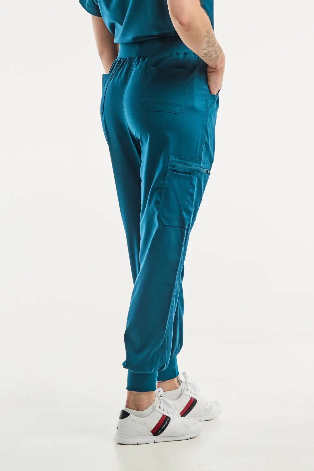 Aelin EMMA jogger pantalon médical vert turquoise