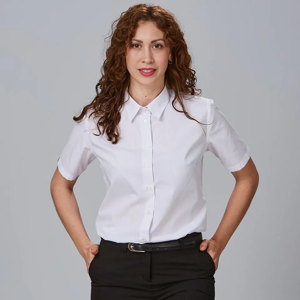 Gary's Blouses Pop blouse femme manches courtes noire