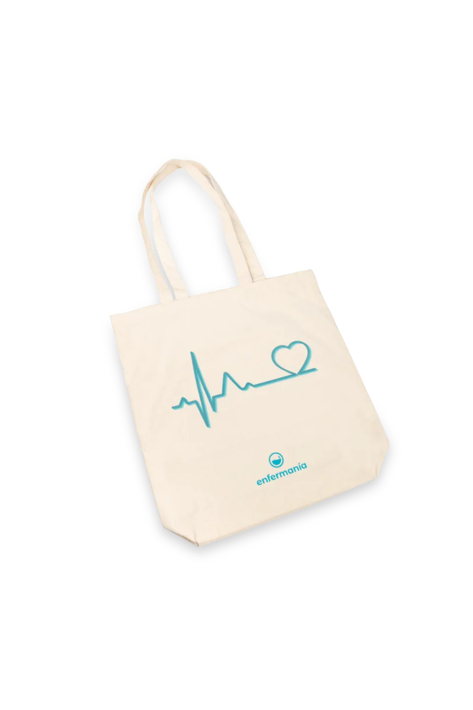 Enfermania Bolsas Tote bag coton beige 37x42 cm