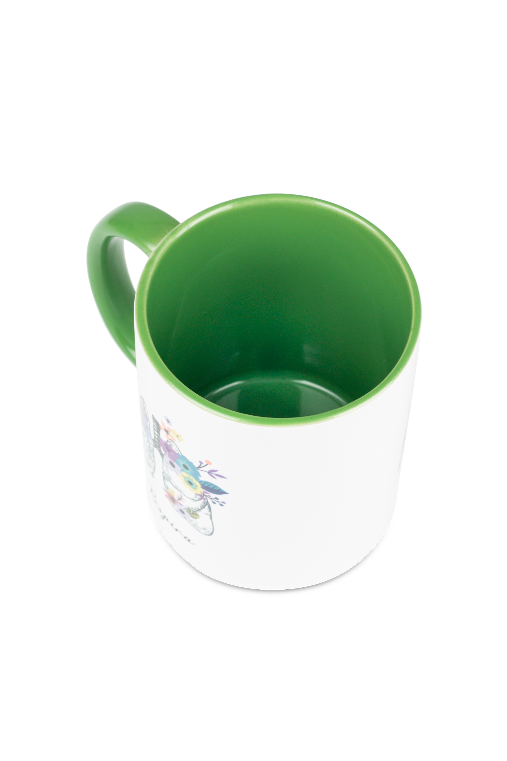 Enfermania Regalos Taza Pulmones mug céramique vert 350 ml