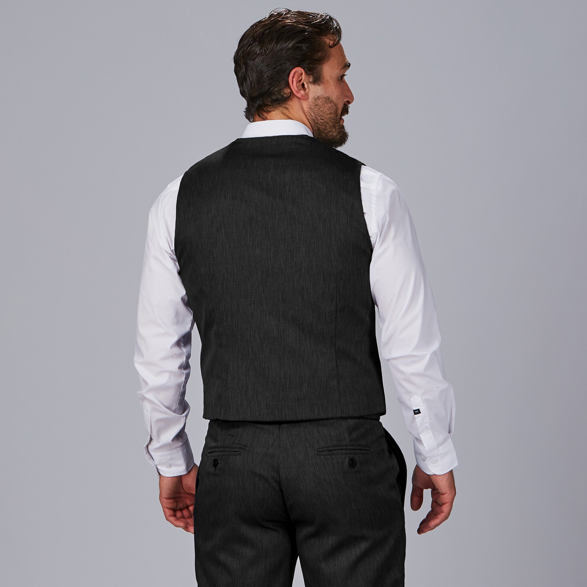 GARY'S Vests Berdejo gilet croisé homme noir extensible
