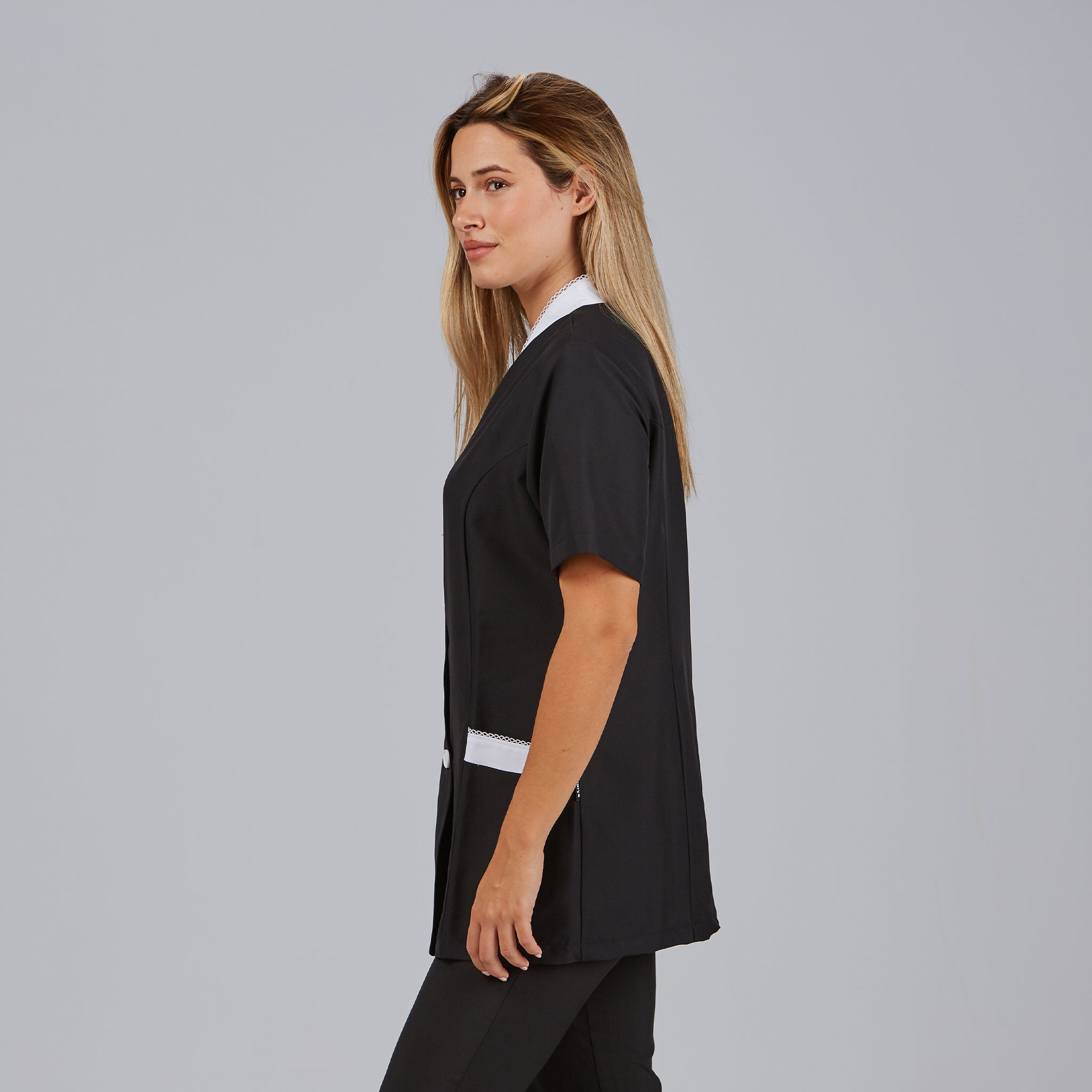Gary's Emma blouse femme noire microfibre XS-3XL