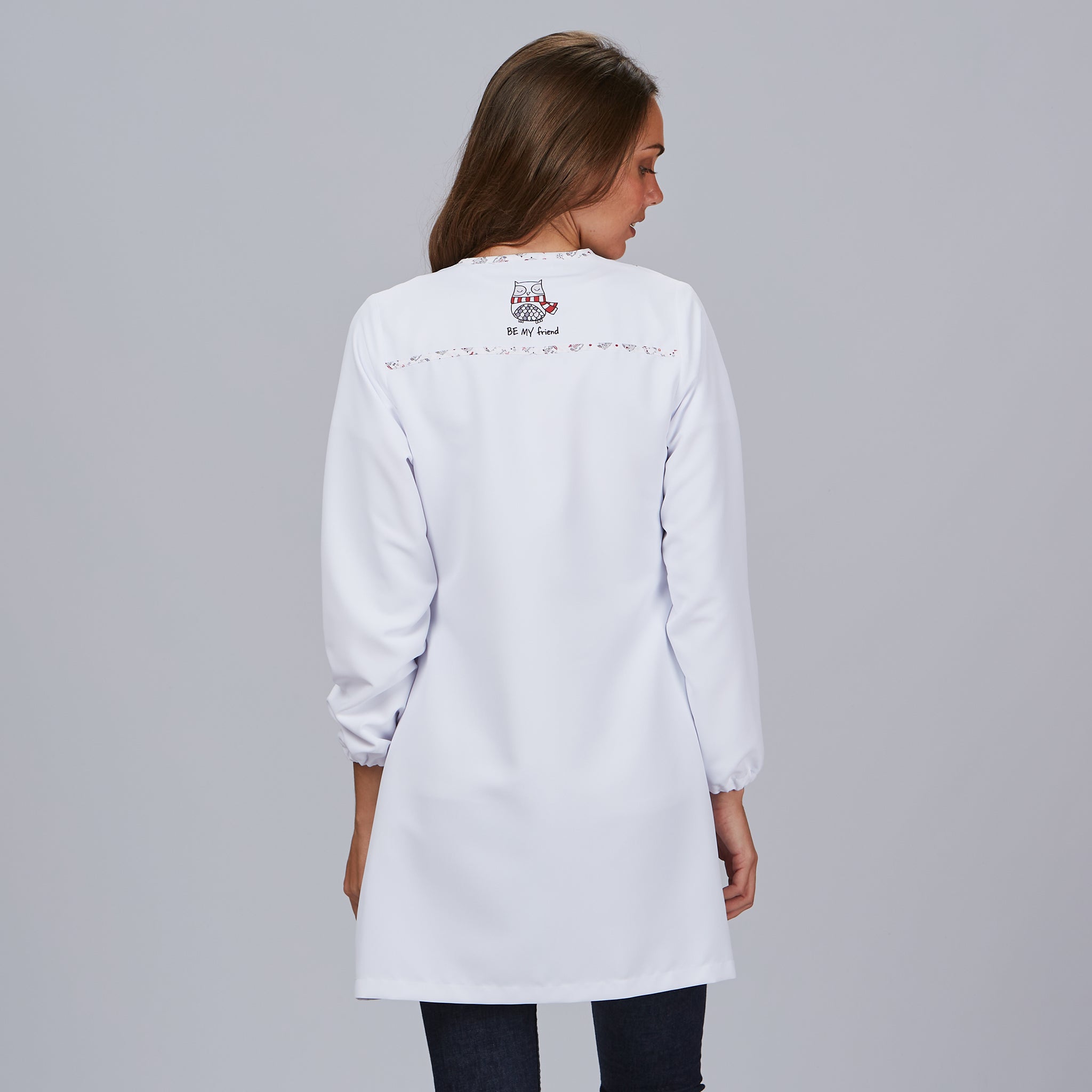 GARY'S Be My Friend robe femme blanche recyclée