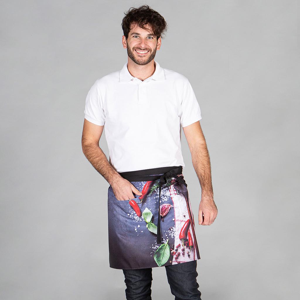 GARY'S Aprons tablier court sans bavette 47x74 cm imprimé