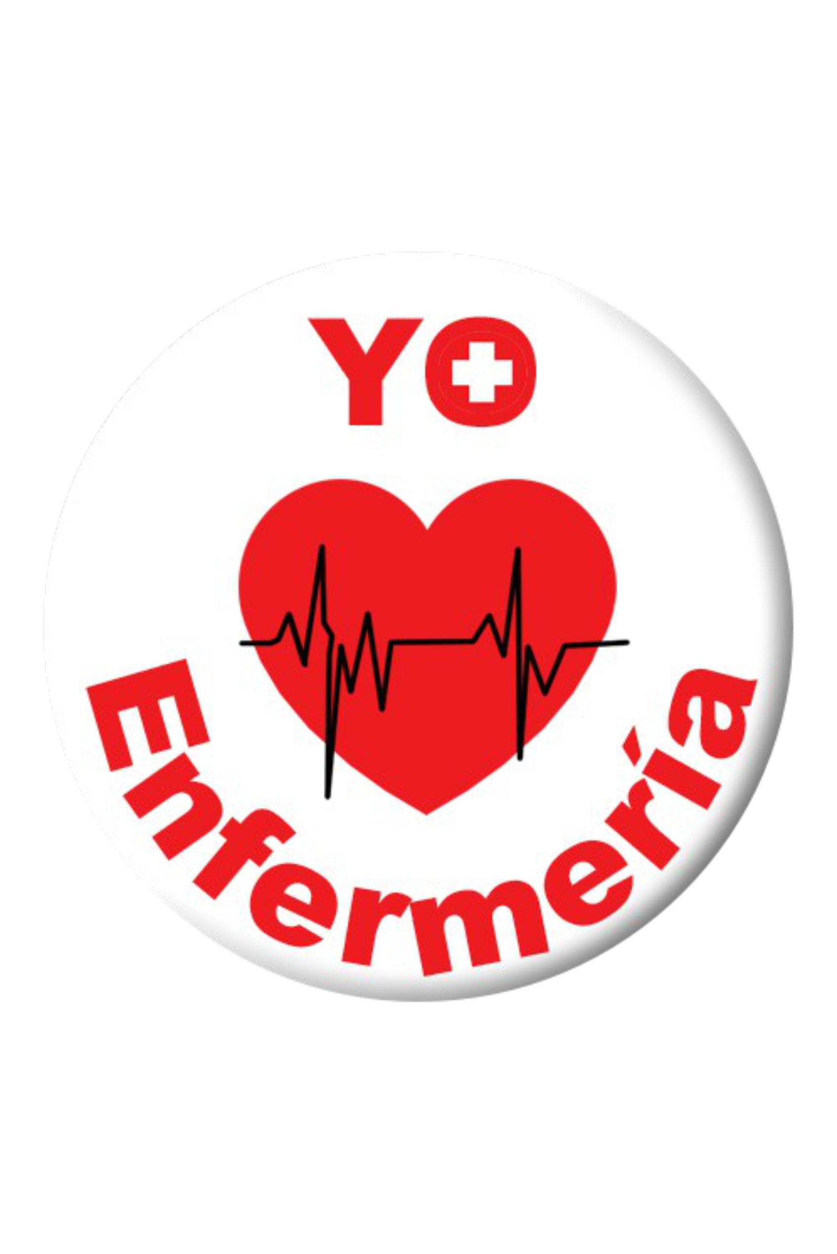 Enfermania Regalos badge infirmiere J'aime 38 mm metal