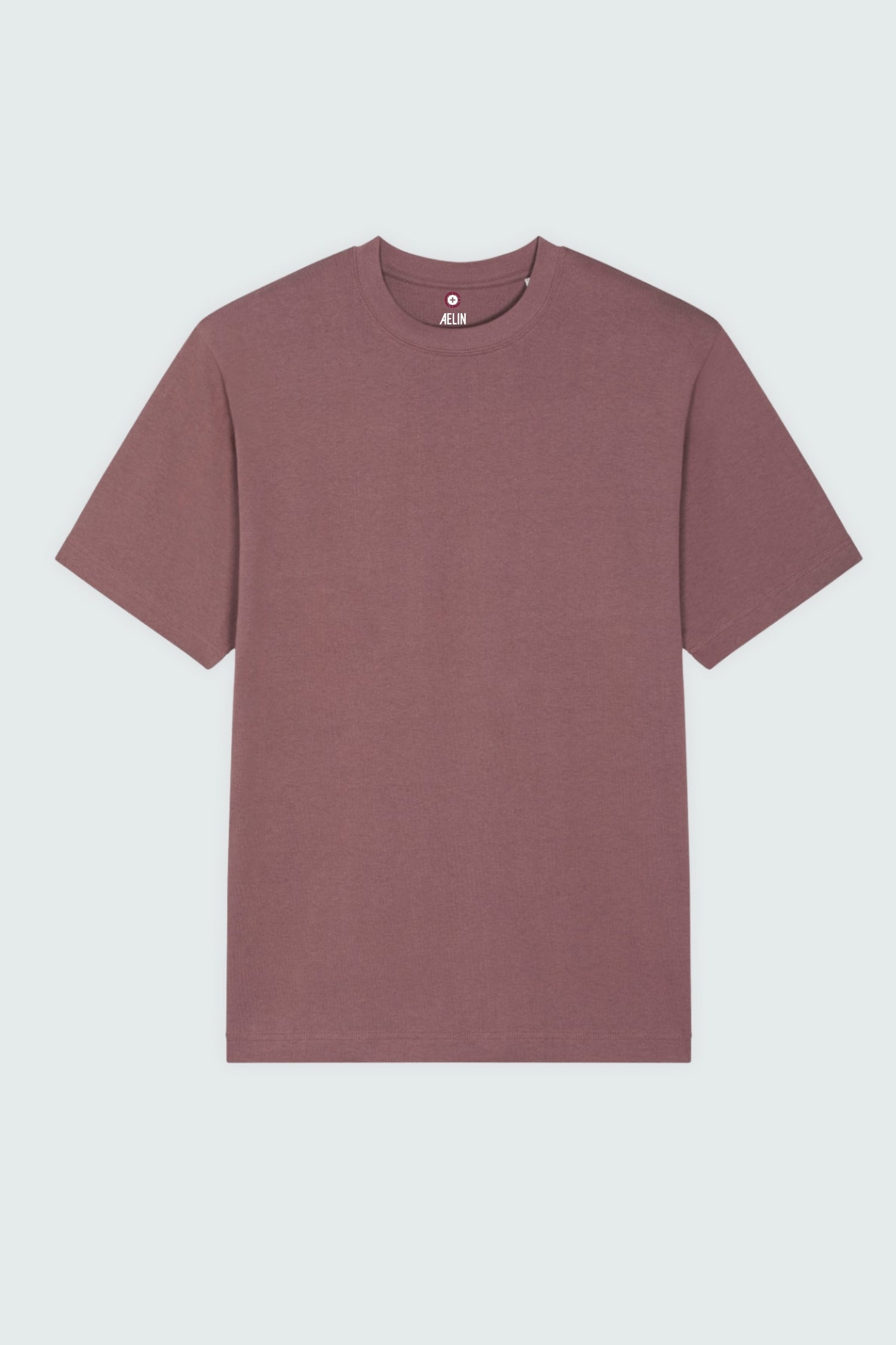 Aelin Slimfit NEW T-shirt heavy coton unisexe Noir motif