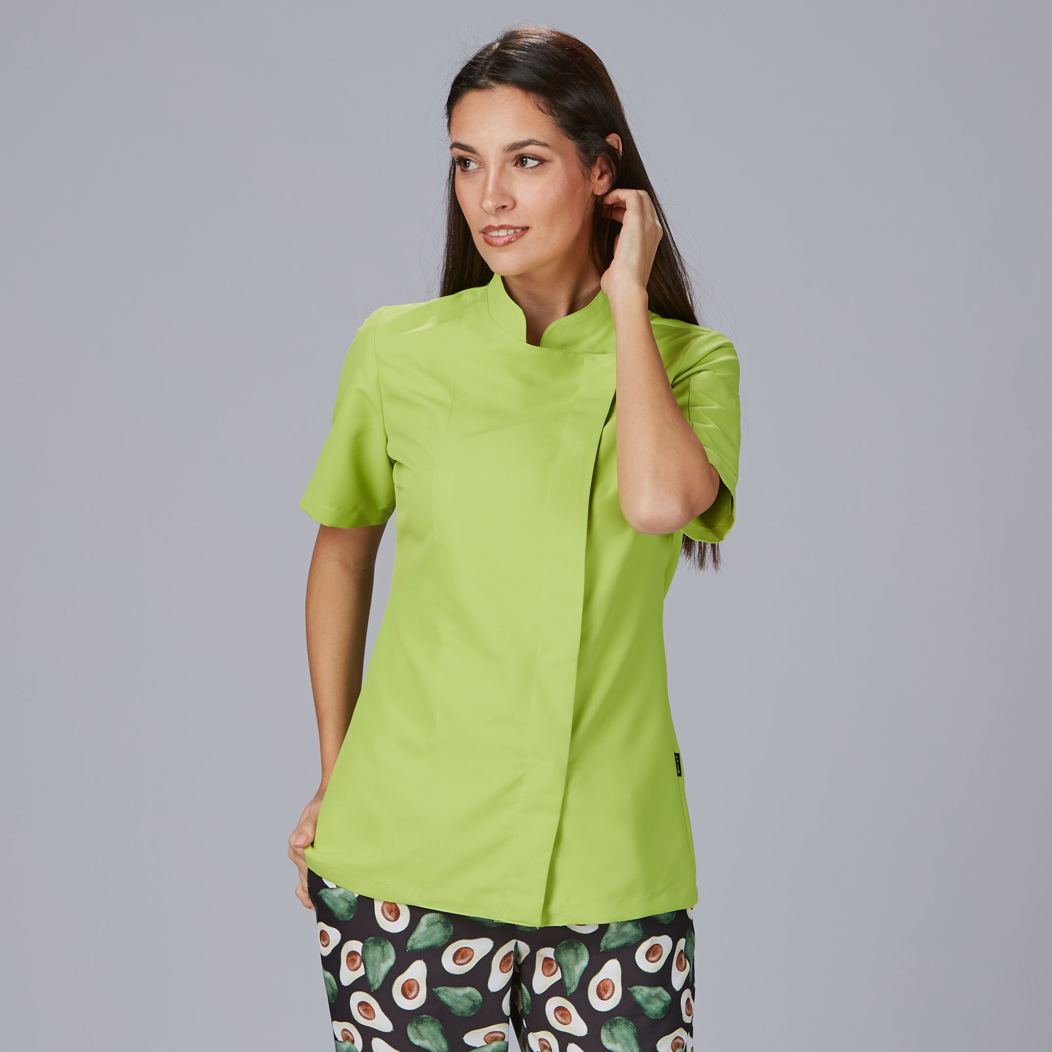 GARY'S Paz veste cuisine femme manche courte noir