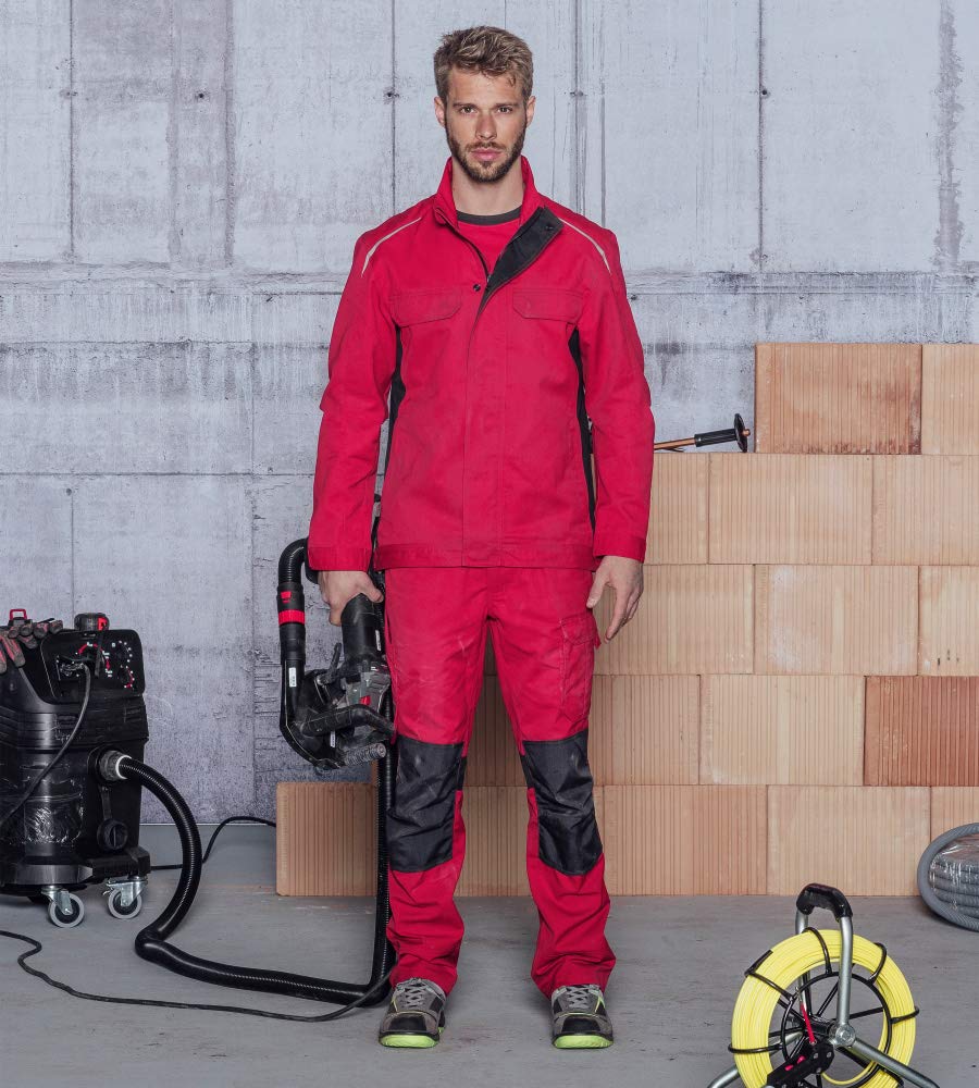 Würth MODYF Cetus veste de travail rouge/anthracite M sans métal