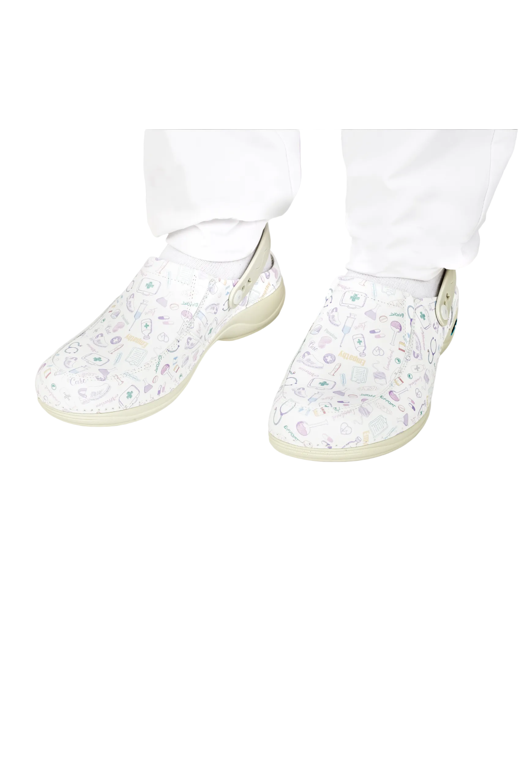 Enfermania Calzado Care Collection sabots cuir 38 imprimé