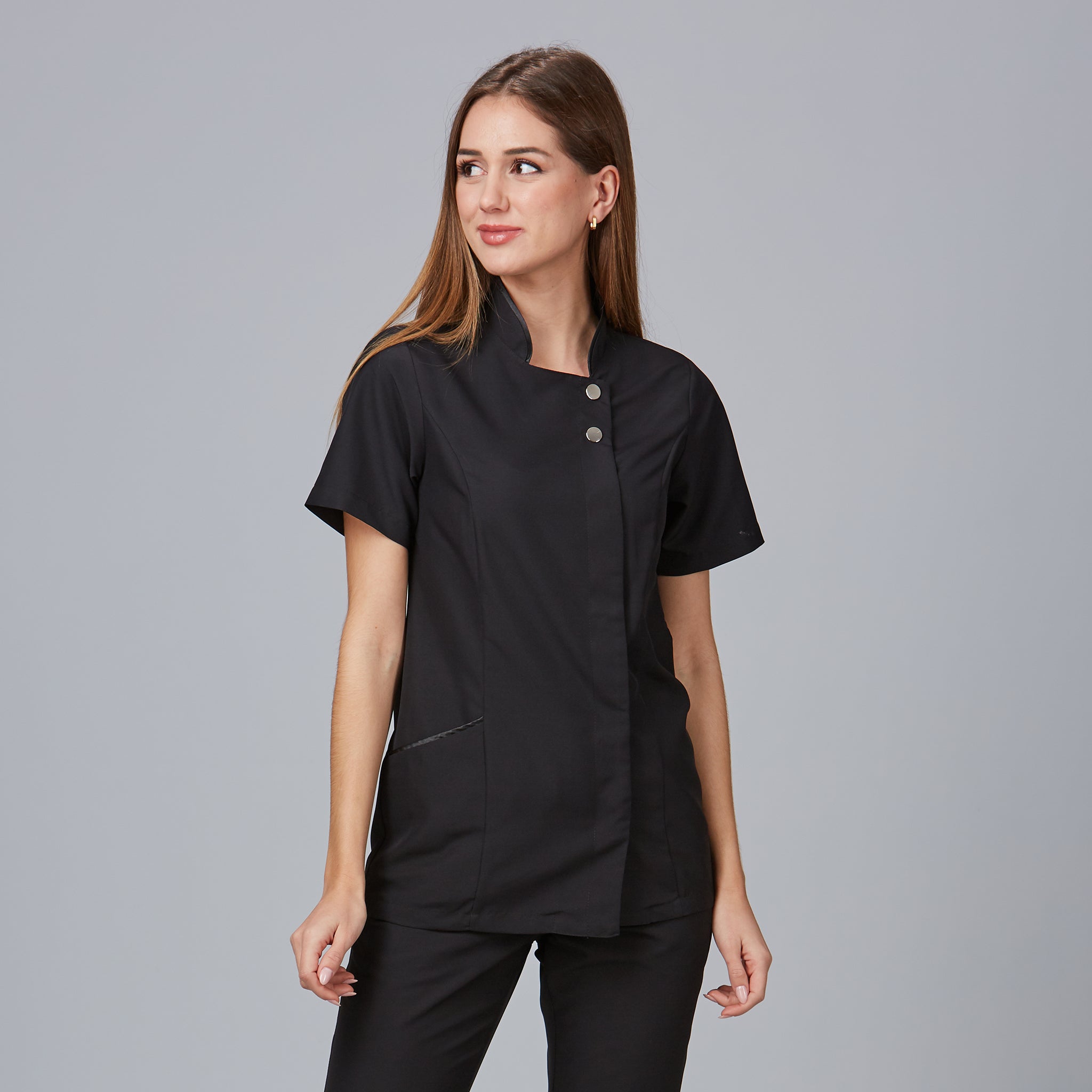 Gary's Blouses Maldivas blouse femme noire microfibre