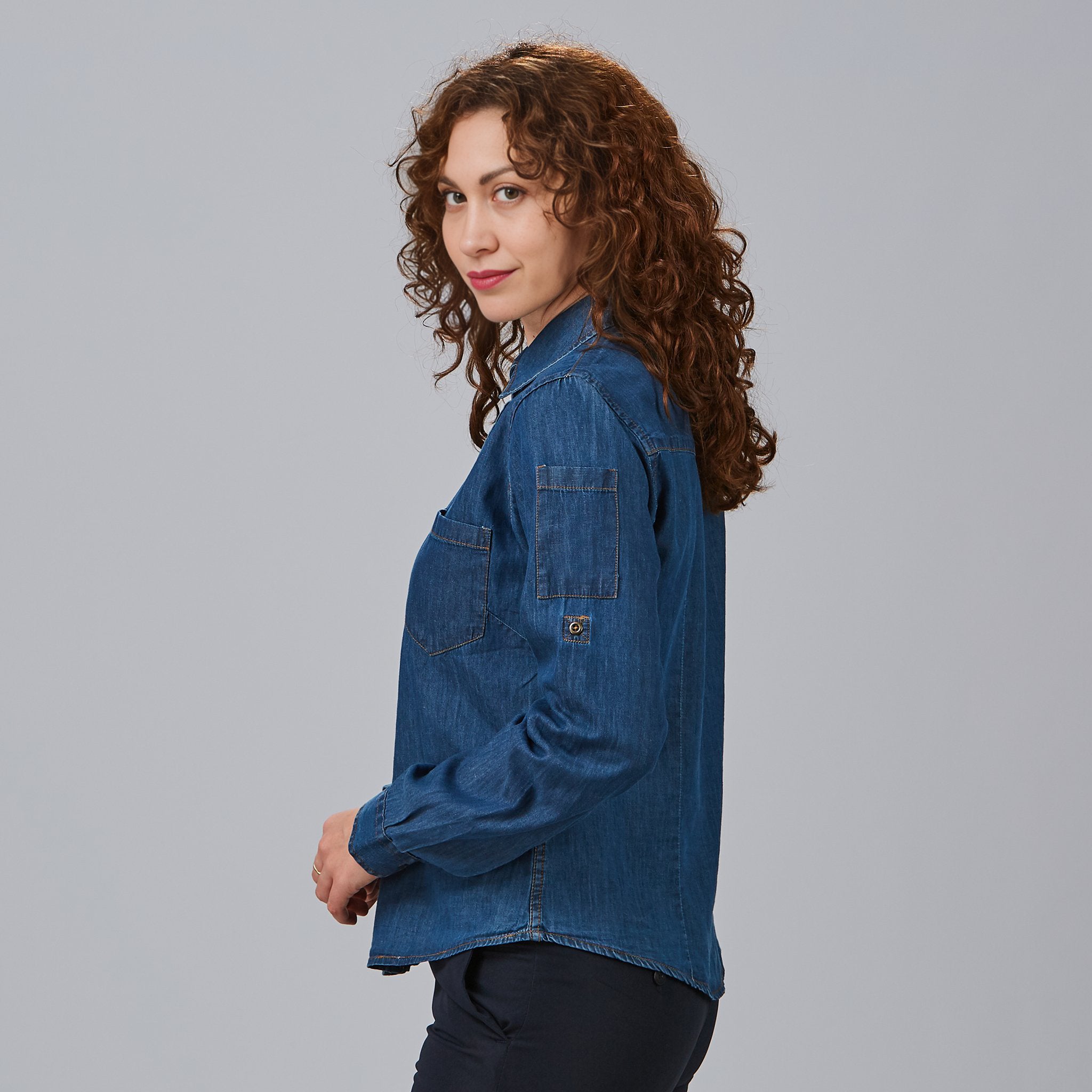 Gary's Valeria chemise denim femme tejano lavé XS-3XL