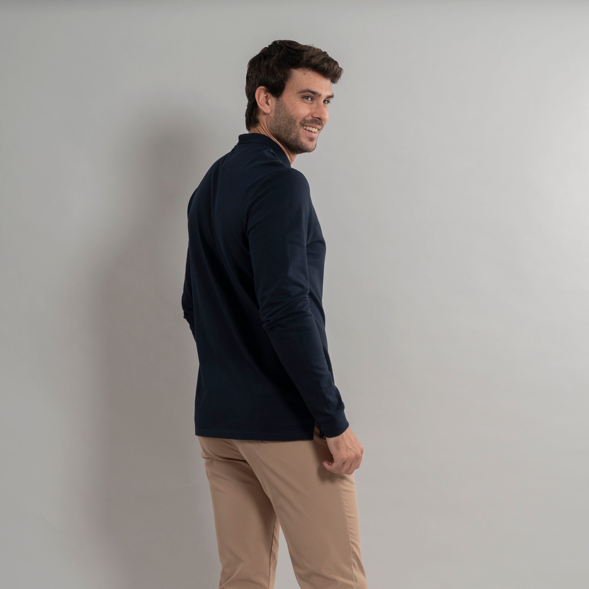 GARY'S Bellver polo homme noir M coton 3 boutons