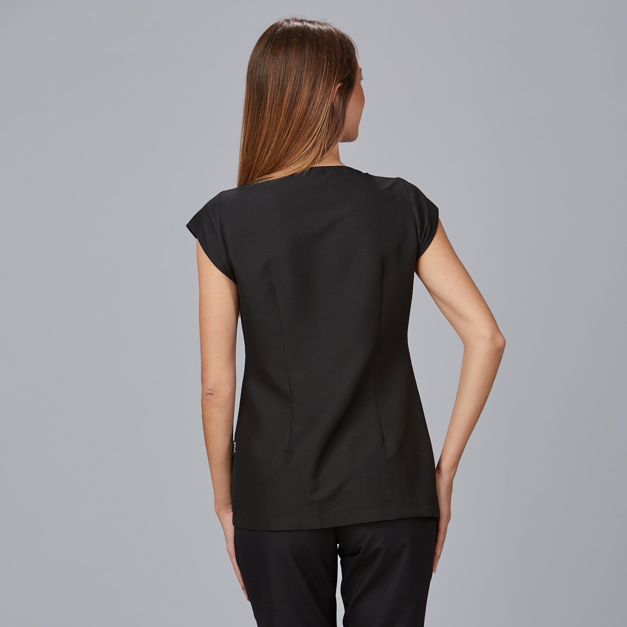 Gary's Formentera blouse coiffure femme microfibre noire