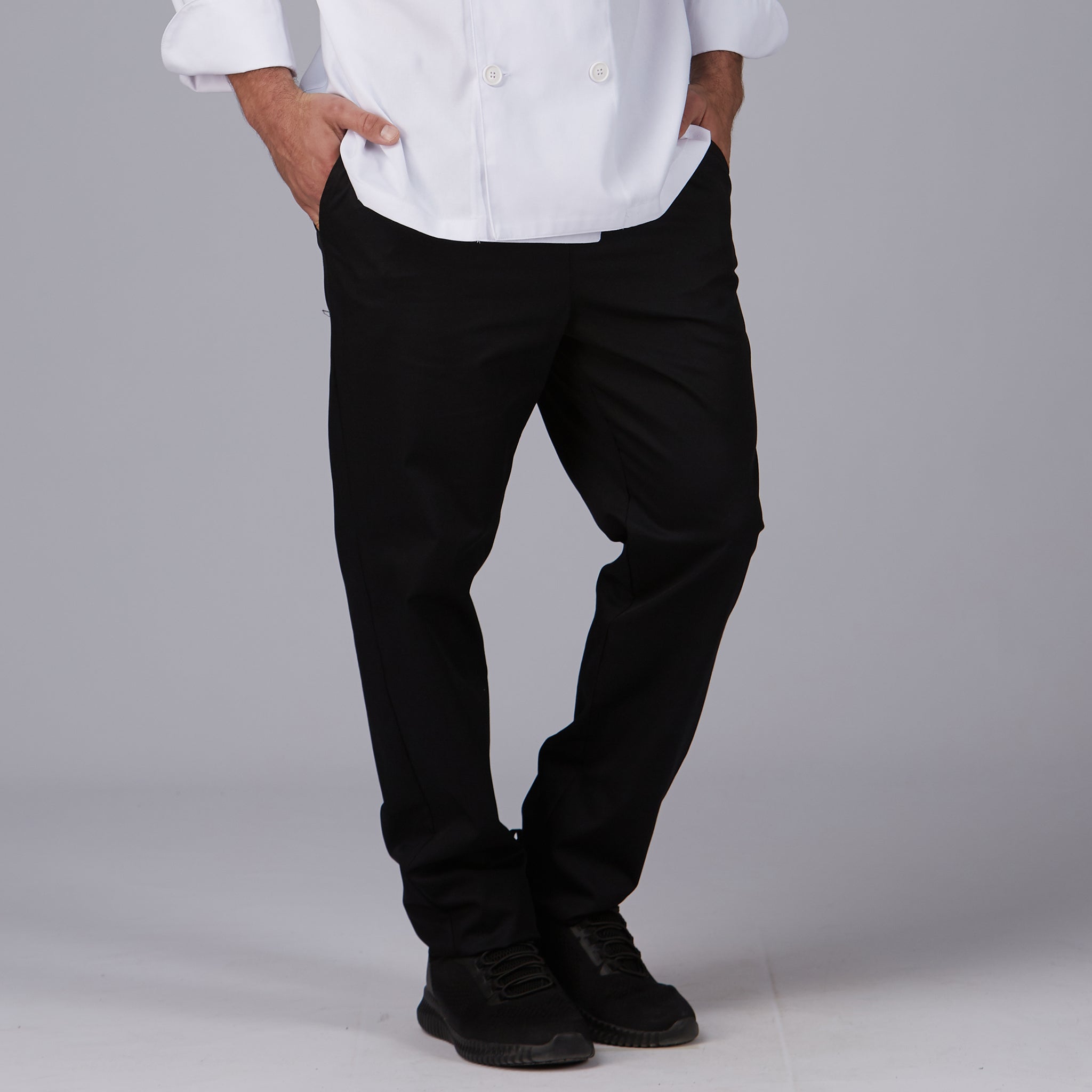 Gary's Pants Twill Trousers pantalon travail noir poches