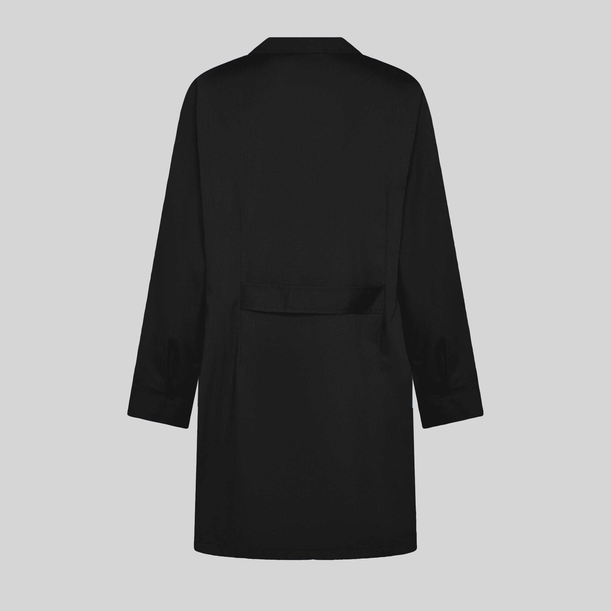 GARY'S blouse médicale noire femme manches longues