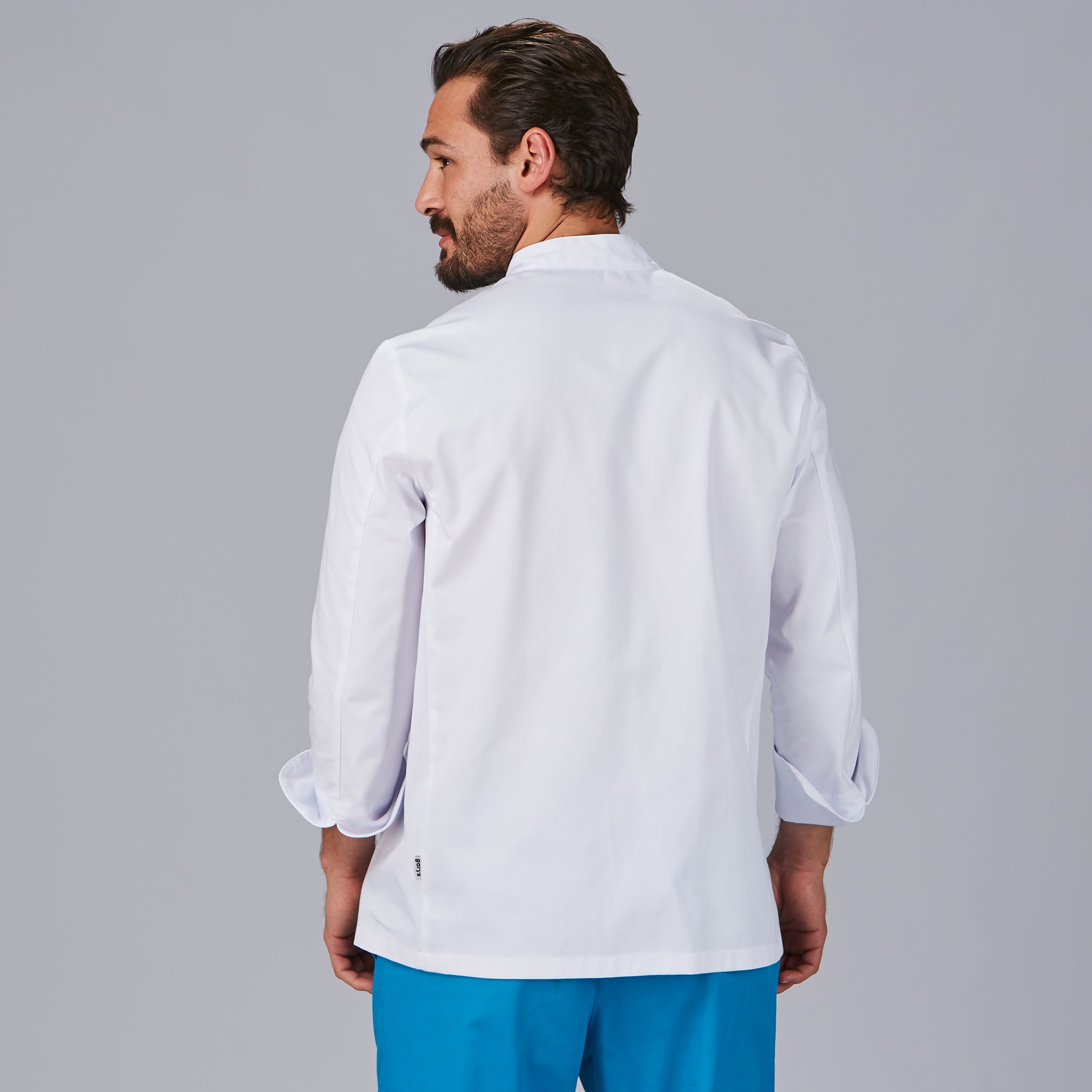 Gary's Mejia veste cuisinier noire unisexe col Mao taille L