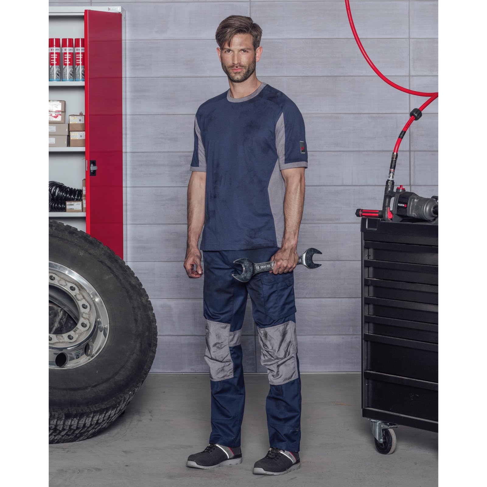 Würth MODYF Cetus t-shirt travail XXL marine/gris