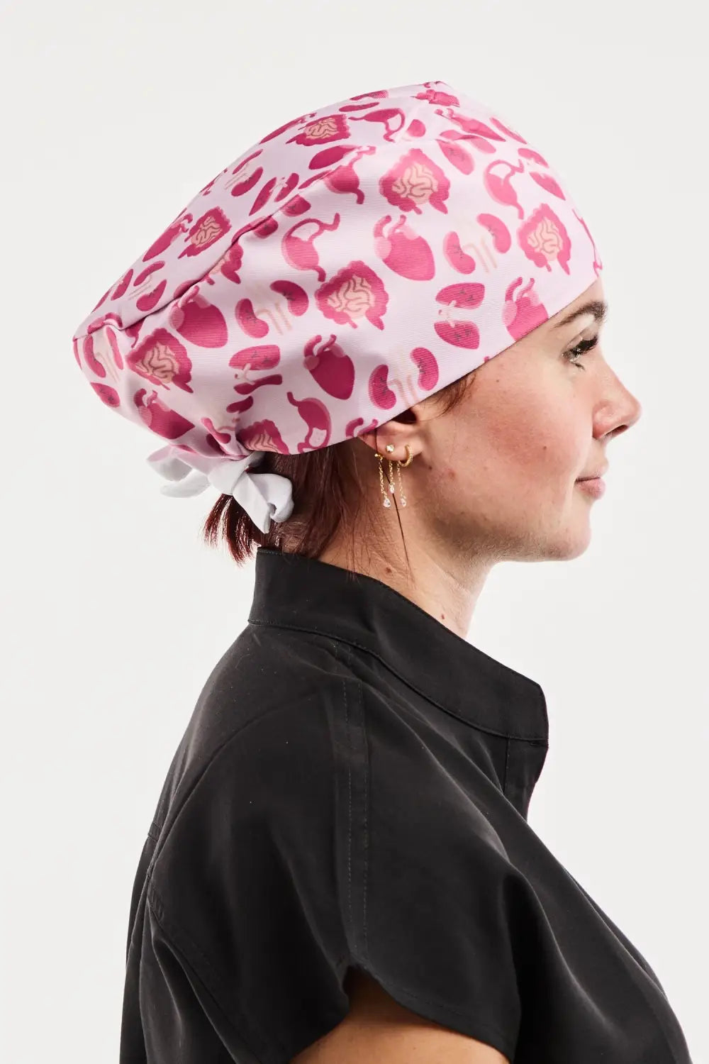 Aelin Paris calot de bloc organes roses cheveux courts