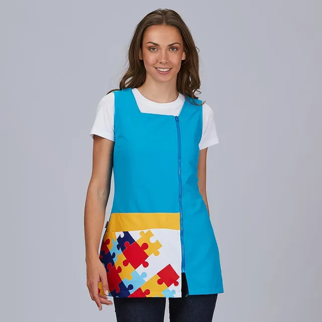 GARY'S Blouse Femme Autisme microfibre turquoise