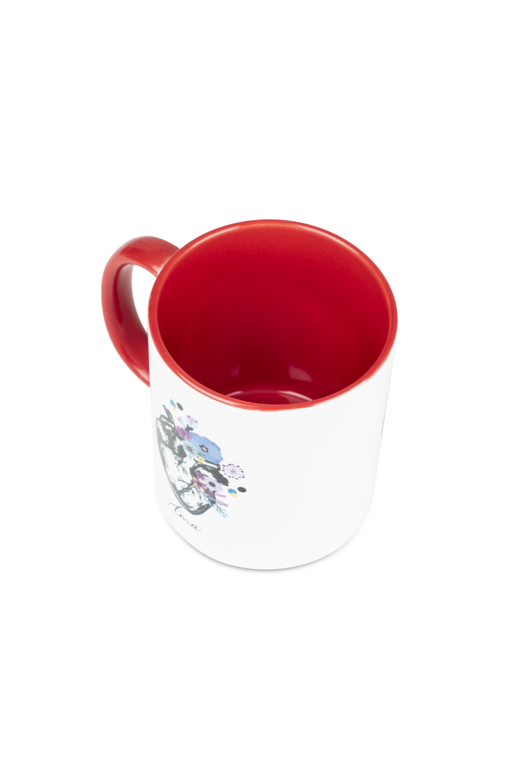 Enfermania Cœur tasse céramique rouge 350 ml