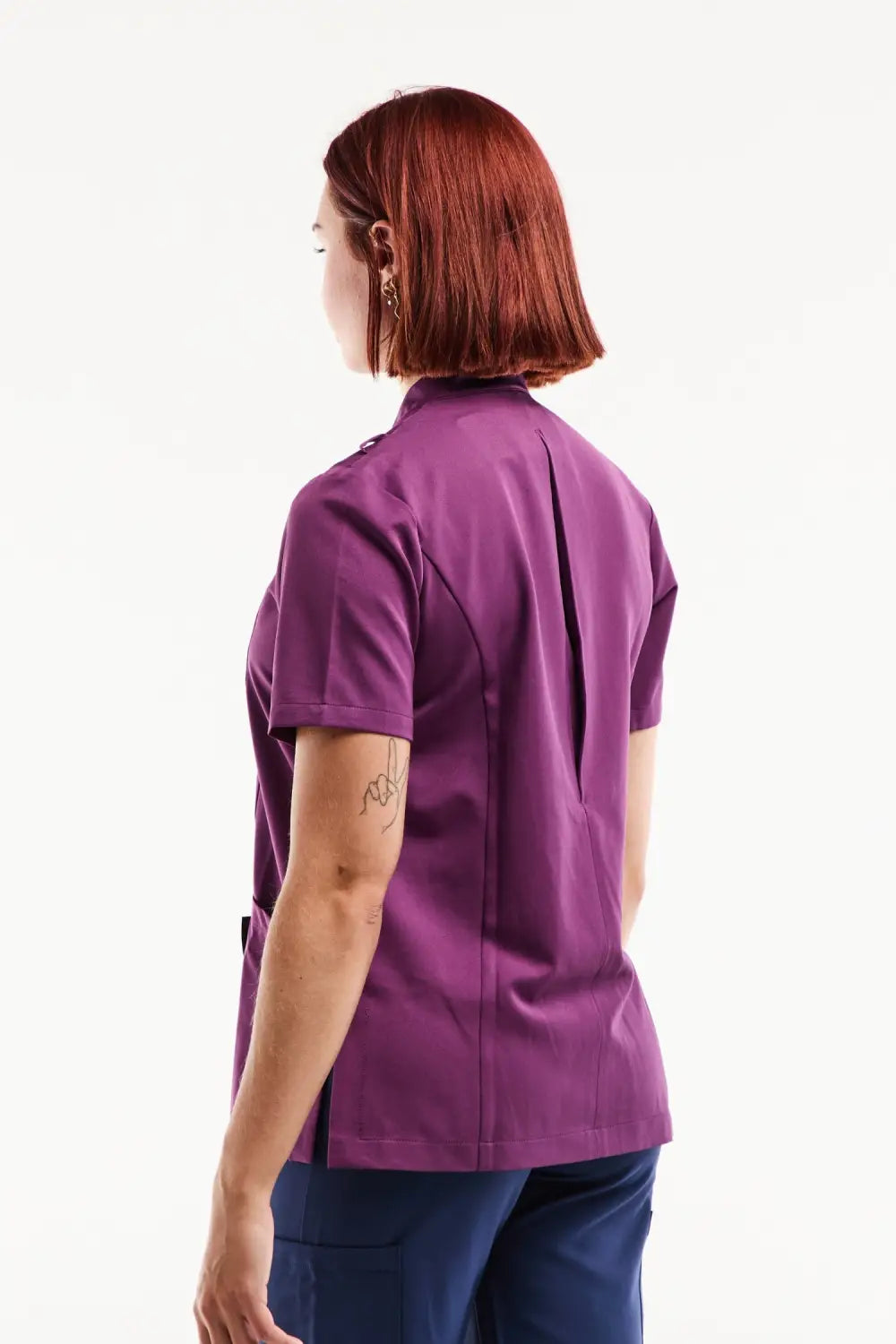 Aelin Aurelia Blouse Médicale Femme Mauve Stretch