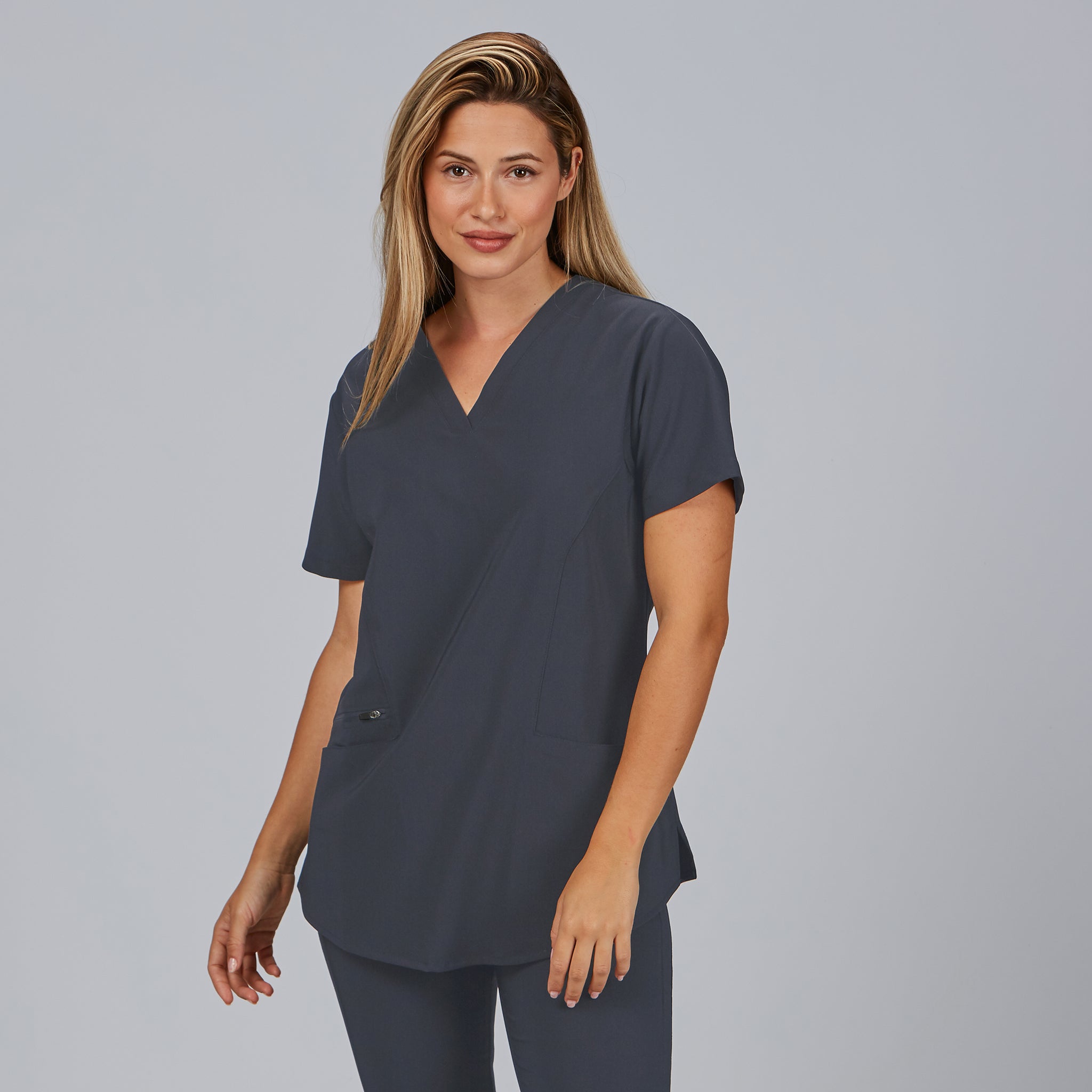 Gary's Olaya Extrafiber blouse femme noire manches courtes