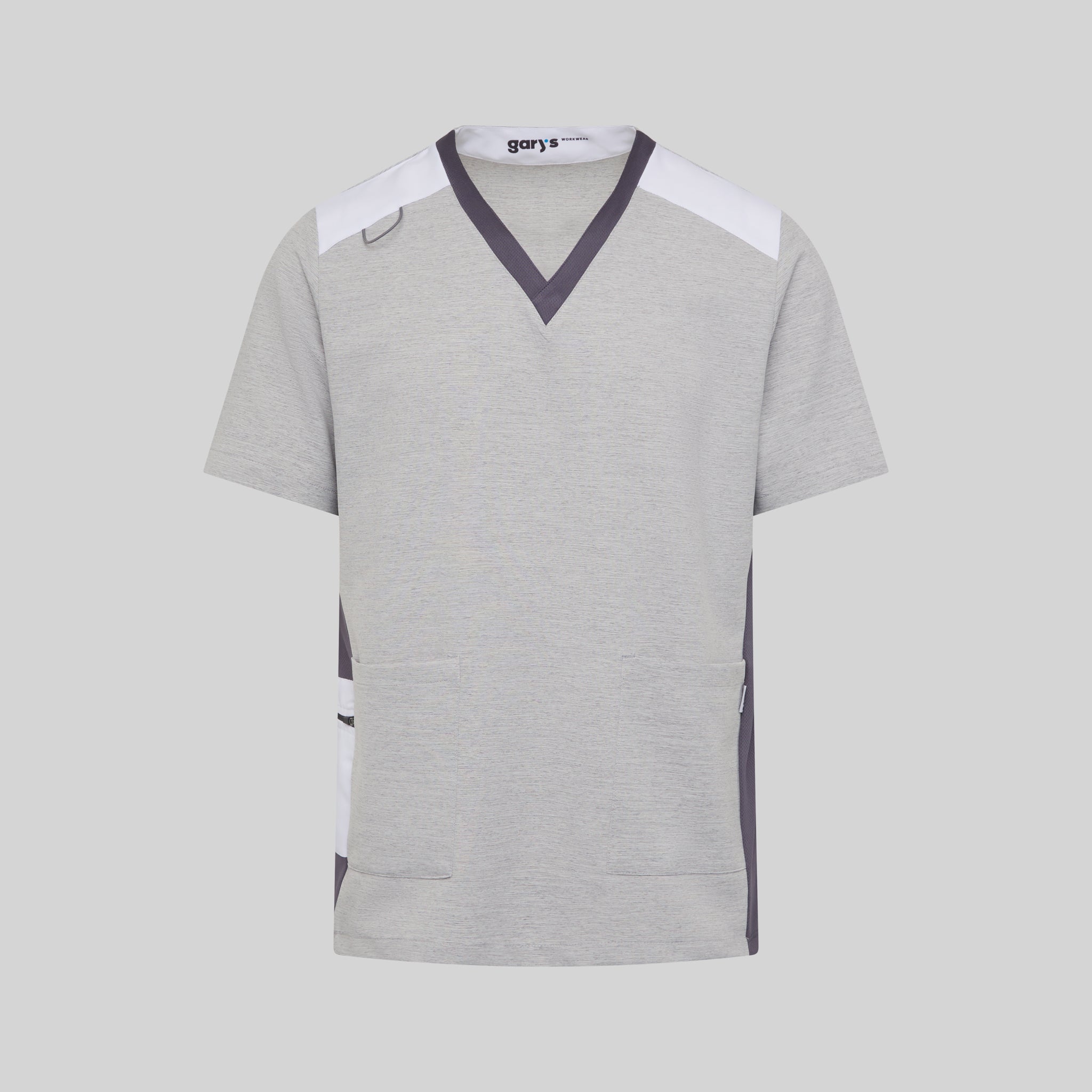 GARY'S Blouses Fidel blouse médicale homme gris perle stretch