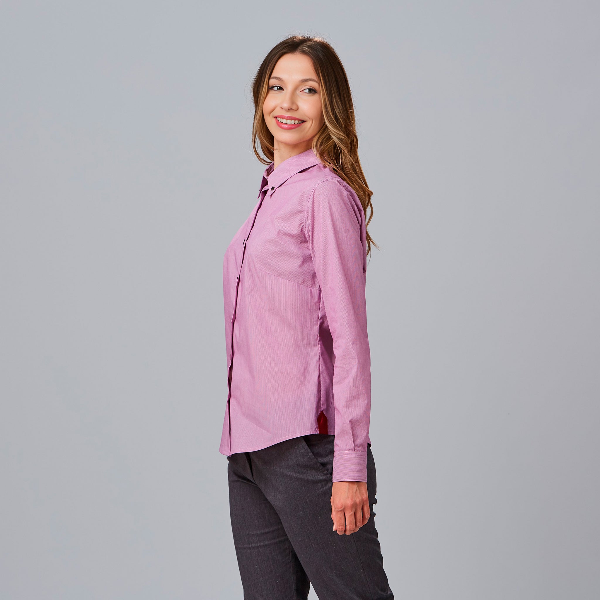 GARY'S Fabiola chemise rayée femme marine coton
