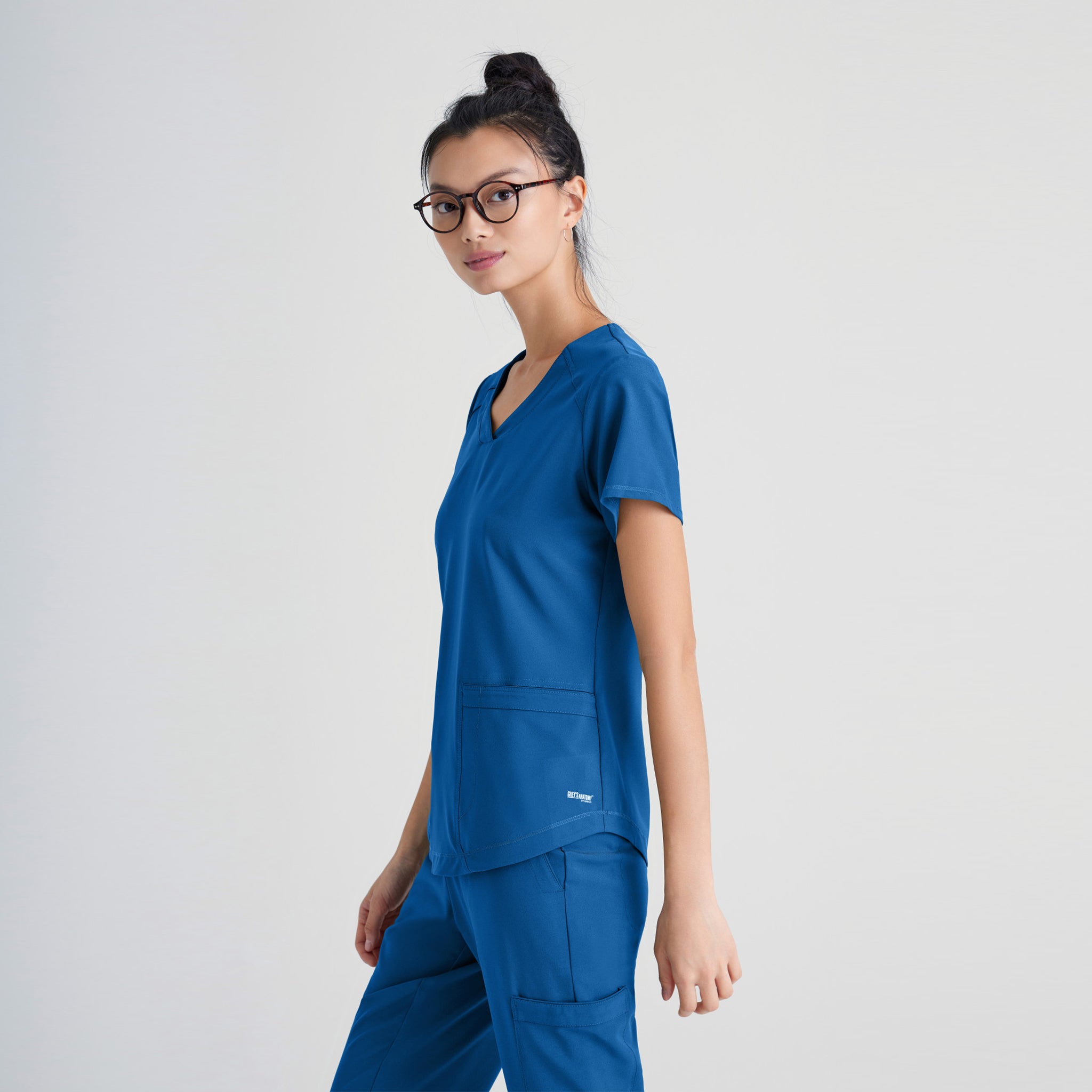GARY'S Rhythm Top blouse médicale femme noire stretch
